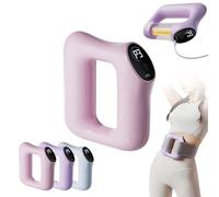 Fast Fat Burning Yoga Ring Massager, 2025 Upgraded Deep Tissue Vibrations, Ergonomic Electric Fascia Massager, 3 Modes/5 Levels, Fascia for Muscle Knot Recovery & Relaxation (Pink)