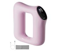 Fast Fat Burning Yoga Ring Massager, 2025 Upgraded Full-Body Fascia Massager with Heat & Vibration, for Belly, Legs & Muscle Relaxation (Pink)