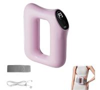 Fast Fat Burning Yoga Ring Massager, 2025 Upgraded Multifunctional Full-Body Massager Ring with Heat & Vibration, Electric Fascia Massagers, 5 Levels and 3 Modes, Ergonomic,Keep Silent (Pink)