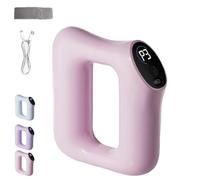 Fast Fat Burning Yoga Ring Massager - 3 Modes & 5 Intensity Levels, Multiple Intelligent Modes, High-Frequency Vibration, Suitable for Massaging Multiple Body Parts, Efficient Body Shaping (Pink)