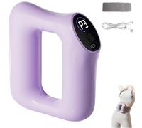 Fast Fat Burning Yoga Ring Massager, Full Body Massager, Deep Tissue Vibrations with Portable Design,Ergonomic Electric Fascia Massagers, Adjustable 3 Modes / 5 Levels of Intensity Massage (Purple)