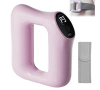 Fast Fat Burning Yoga Ring Massager, Multifunctional Charging Full Body Massager, Adjustable Massage Modes, 5 Levels and 3 Modes, with Adhesive Waistband (Pink)