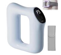 Fast Fat Burning Yoga Ring Massager, Multifunctional Charging Full Body Massager, Adjustable Massage Modes, 5 Levels and 3 Modes, with Adhesive Waistband (Blue)