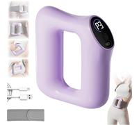 Fast Fat Burning Yoga Ring Massager, Multifunctional Full-Body Fascia Ring, 3 Modes & 5 Intensity Levels, Adjustable Modes & Intensity, for Muscle Recovery and Relaxation for Home Travel (Pruple)