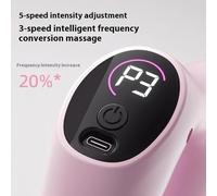 Fast Fat Burning Yoga Ring Massager, Multifunctional Full-Body Fascia Ring, 3 Modes & 5 Intensity Levels, Adjustable Modes & Intensity, for Muscle Recovery and Relaxation for Home Travel (Blue)