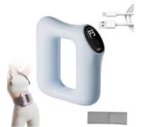 Fast Fat Burning Yoga Ring Massager, Multifunctional Full-Body Fascia Ring, Ergonomic Electric Fascia Massager, 3 Modes & 5 Intensity Levels, 360° Full-Body 3-in-1 (Blue)