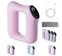 Fast Fat Burning Yoga Ring Massager, Multifunctional Full-Body Massager Ring, Ergonomic Electric Deep Tissue Vibrations Massagesr, 3 Modes/5 Levels, Relaxation Tool For Home & Gym (Pink)