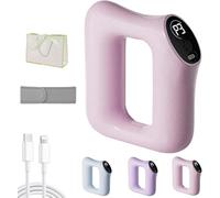 Fast Fat Burning Yoga Ring Massager, Yoga Ring Massager, Multifunctional Full-Body Fascia Rings, Adjustable 3 Modes 5 Levels, All Around Body Massage for Quick Relaxing (PINK)