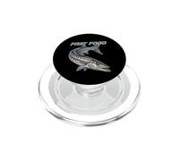 Fast Food Barracuda Fisherman Jeu de Mots de pêche drôle PopSockets PopGrip pour MagSafe