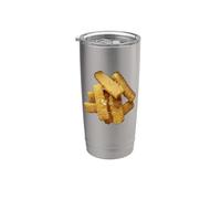 Fast Food Fish Délicieux bâtonnets de poisson Gobelet isotherme en acier inoxydable double paroi