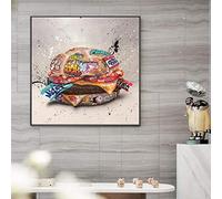 Fast Food Hamburger Street Graffiti Art Affiche Peinture Salle À Manger Estampes Cuisine Murale Tableaux Salon Restaurant Decoration K03146