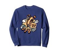 Fast Food Retro Fun & Flavor-Packed Hot Dog On The Run Fast Food Sweatshirt