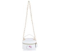 Fast Forward Sanrio - Trousse de toilette Hello Kitty pour femme | Mini trousse de toilette de voyage Hello Kitty en cuir synthétique pour femme | Trousse de maquillage, Hello Kitty - Blanc