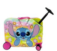Fast Forward Valise à roulettes pour enfants, bagage à main de 45,7 cm avec roulettes, jolie valise de voyage légère pour enfants, multicolore, Medium, Bagages Stitch