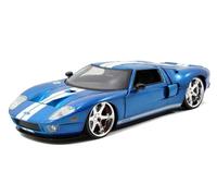 Fast & Furious 1:24 2005 Ford GT Bleu Réplique En Métal