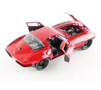 Fast & Furious 1:24 Véhicule En Métal: Chevy Corvette Rouge De Letty Ortiz
