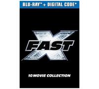 Fast & Furious 10-Movie Collection [Blu-Ray] Boxed Set, Digital Copy, Dolby, Digital Theater System, Dubbed, Subtitled, Ac-3/Dolby Digital