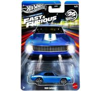 FAST FURIOUS 25 Ans Modèle Auto 1969 CAMARO Hot Wheels JKX13 1:64 7cm