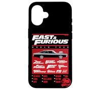 Fast & Furious 25th Anniversary World Tour Muscle Car Coque pour iPhone 16
