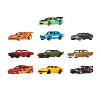 Fast & Furious Hot Wheels 1:64 Lot de 10 trucks métalliques inspirés du film Fast & Furious JCT92