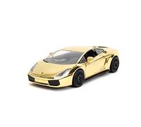 Fast & Furious Lamborghini Gallardo Voiture moulée sous pression Doré chromé 1:24, jouets pour enfants et adultes