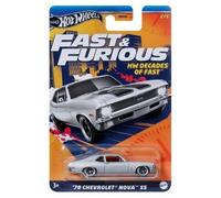 FAST FURIOUS Modèle Auto Chevrolet Nova Ss Échelle 1:64 8cm Hot Wheels HRW42