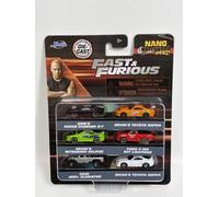 Fast & Furious Pack De 6 Nano Voitures Jada Environ 4 Cm Jada 9336679314 36679
