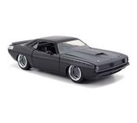 Figurine Hollywood Ride F&F 1973 Plymouth Narracuda à l'échelle 1/24, hautement