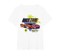 Fast & Furious: Spy Racers It's Race Time Echo Pearl T-Shirt, Femme Grandes Tailles, Blanc, 1X