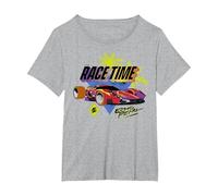 Fast & Furious: Spy Racers It's Race Time Echo Pearl T-Shirt, Femme Grandes Tailles, Gris Chiné, 1X