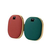 Fast Heating Banque d'alimentation Chauffe-Mains 2-en-1 5000mAh - Lumière LED, Affichage numérique, 3 Vitesses réglables, Rechargeable par USB(Green)