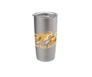 Fast Legs Lazy Soul Greyhound Running Gobelet isotherme en acier inoxydable double paroi