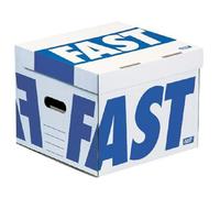 Fast - Container D'archive 28x35x35 Carton Blanc - Lot De 10 G