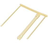 Fast lot de 100 Relieurs d'Archives en Plastiques Beige pour Documents Standards