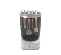Fast Makeup Brosse Cleaning Tool, Portable Electric Brush Cleaner, Brush Cleaner For Cosmetic Brushes, Fast Brush Cleaner with Charging Dock, Automatic Electric Brush Cleaning Kit, Quick Brush Cleaner