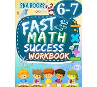 Fast Math Success Workbook Grade 6-7: 6th to 7th Grade Math Workbook of Pre Algebra, Percent, Geometry, Inequalities, and Statistics With Answers