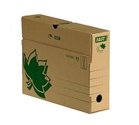 Fast Nature Line Lot de 10 Boîtes Archives en Carton Dos 8cm Ecru