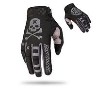 Fast passion Gants de moto tout-terrain, gants de motocross, gants de vélo ATV MX, gants de course tout-terrain, gants de cyclisme, noir/gris, taille M