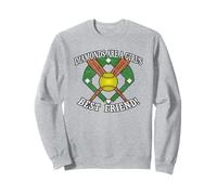 Fast-pitch Softball Diamonds Fille Best Friend Girls Sweatshirt