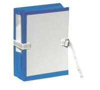 Fast Pochette Archive A Sangle - 24x32 - Soufflet 10cm - Rabat Pvc- Bleu