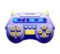 Fast Push Game, Handheld Speed Console, 5.12x3.15x4.33 inches Interactive Dance Machine, Popping Fidget Toy, Quick Touch Reaction Pad, Ideal for Families, Parties, Couples, Stress Ease Fun