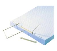 Fast Relieur d'archivage écartement 90 mm plastique beige - Lot de 100