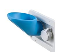 Fast RV Funnel, Efficient Water Filling Tool, 5 Inch Spout with Splash Guard, Wide Mouth Filter, Overflow Preventer with Smart Angled Design, Portable Intake for Motorhome