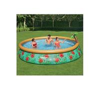 Bestway Ensemble de Piscine Gonflable Paradise Palms 457x84 cm Hors Sol Jardin