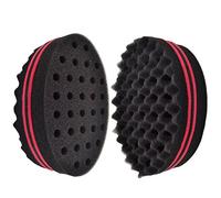Fast shop Double Côté Magique Twist Cheveux Éponge Afro Tresse Style Vague Cheveux Bouclés Éponges Durable et Pratique