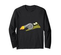 Fast Snail Car Racer Lover Funny Drift Speed Racing Citation Manche Longue