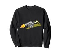 Fast Snail Car Racer Lover Funny Drift Speed Racing Citation Sweatshirt