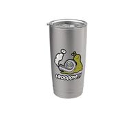 Fast Snail Vroom Car Racer Lover Citation drôle Drift Racing Gobelet isotherme en acier inoxydable double paroi