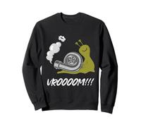 Fast Snail Vroom Car Racer Lover Citation drôle Drift Racing Sweatshirt