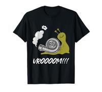 Fast Snail Vroom Car Racer Lover Citation drôle Drift Racing T-Shirt